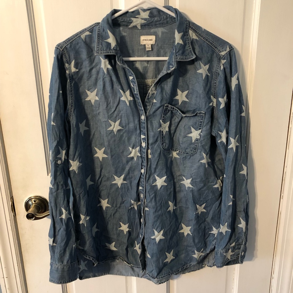 Sneak Peek Star Denim Shirt